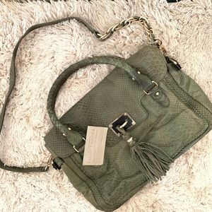 **ELLIOTT LUCCA**👜 Tassle snake skin bag